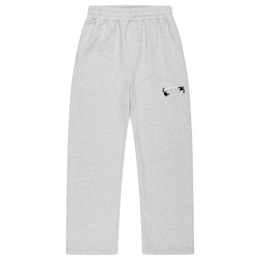 Open Leg - Grey Jogger